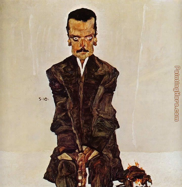 Egon Schiele Portrait of the Publisher Eduard Kismack
